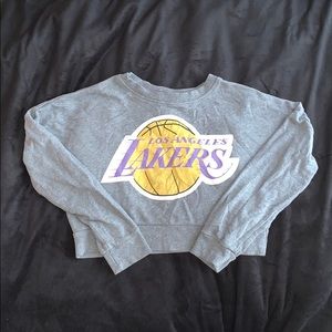 Lakers Crop Top Sweater!